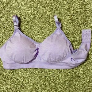Purple Nursing Bra